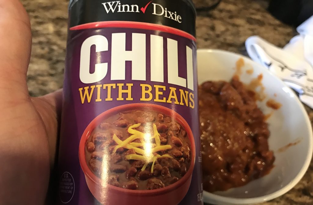 Canned Chili Challenge 6 WinnDixie with Beans Sarasota Wings News